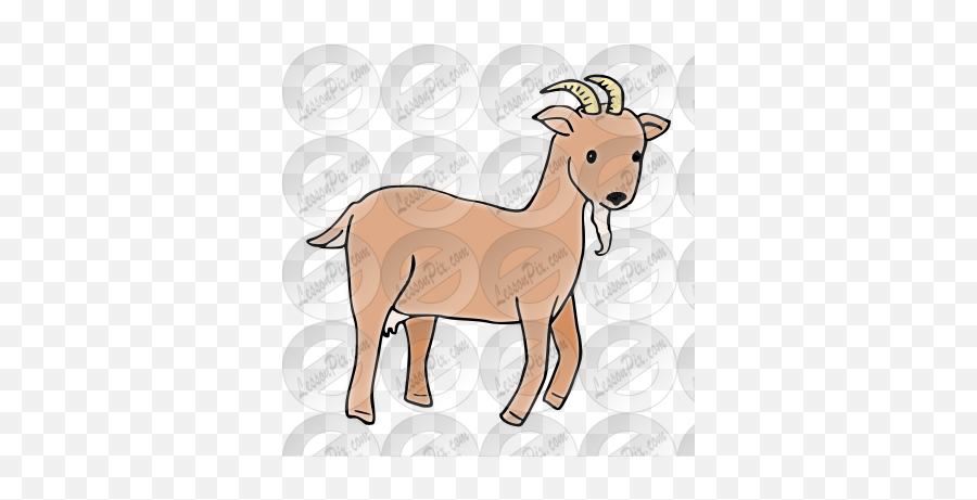 Goat Picture For Classroom Therapy Use - Great Goat Clipart Animal Figure Emoji,Goat Clipart