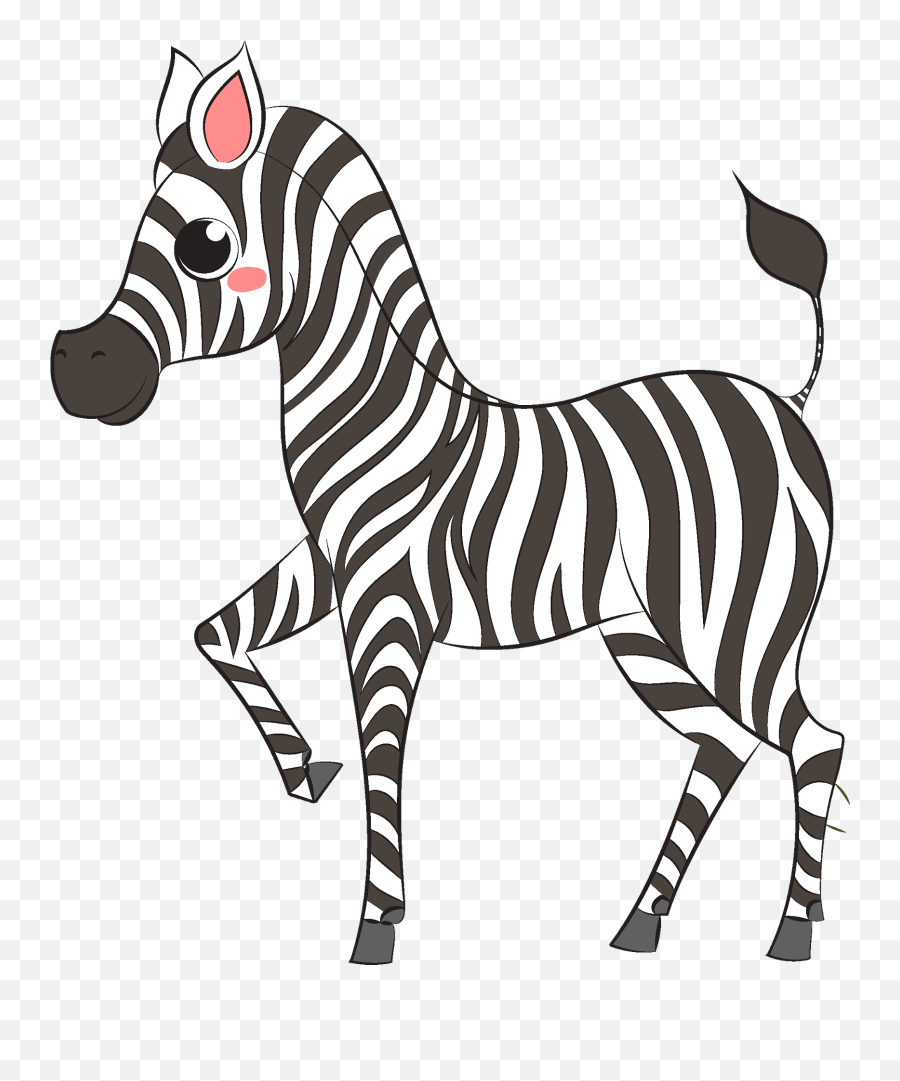 Zebra Clipart Free Download Transparent Png Creazilla - Zebrq Clipart Creazilla Emoji,Zebra Clipart Black And White
