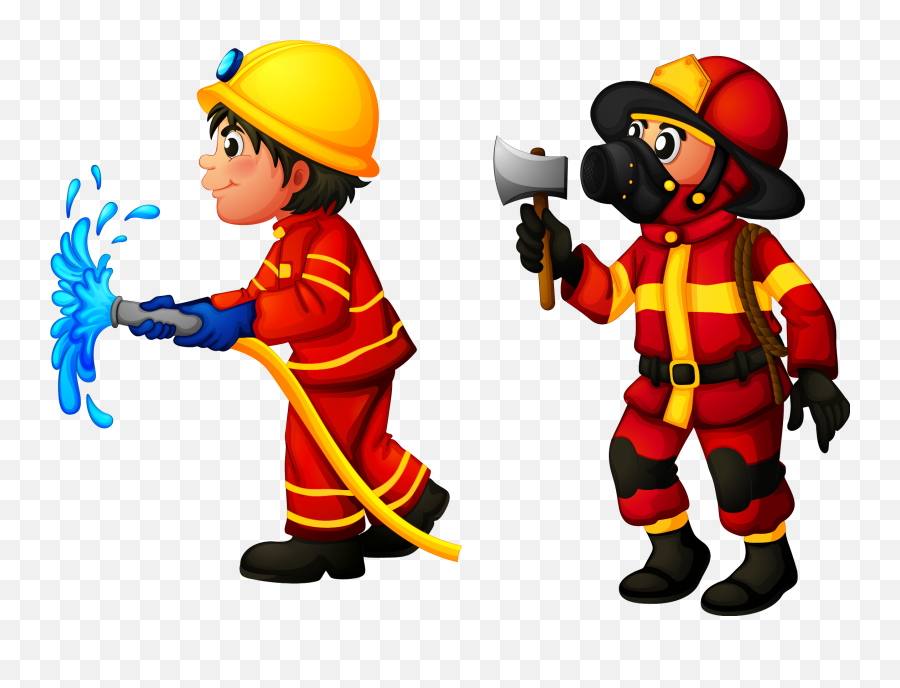 Firefighter Royalty Free Stock - Transparent Transparent Background Firefighter Clipart Emoji,Firefighter Clipart