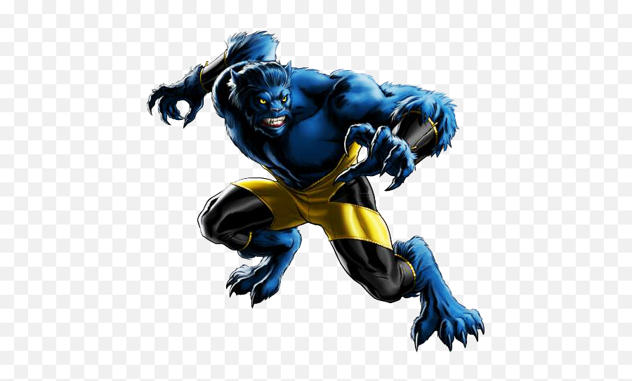 Cool A Picture Of A Beast X Men Clipart - Beast X Men Comic Marvel Beast Emoji,Men Clipart