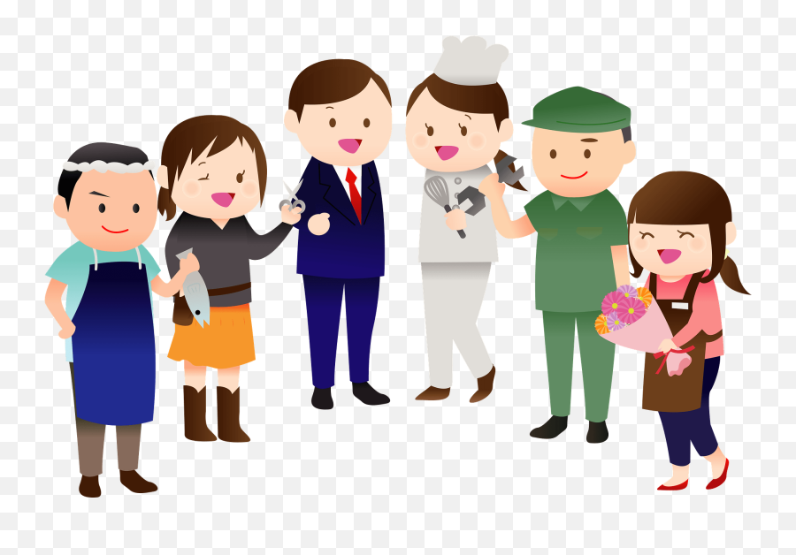 People With Different Professions Clipart Free Download Emoji,Transparent People