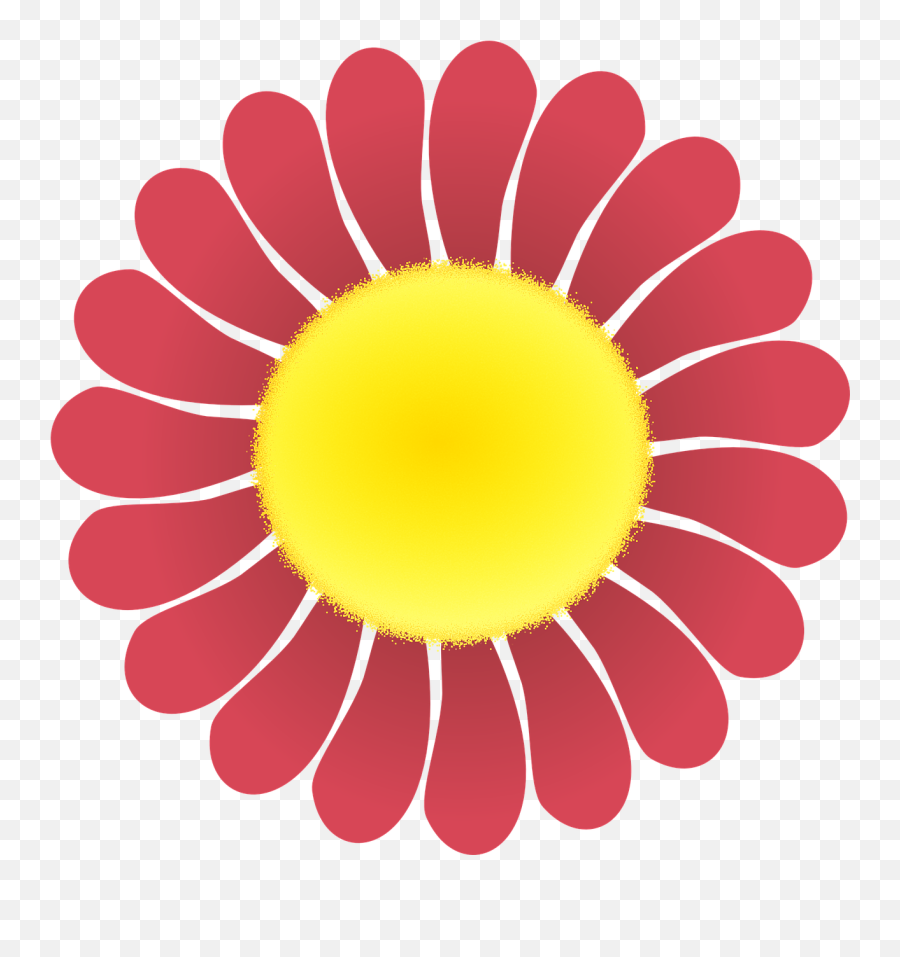 Flower Red Flower Vector Png Picpng Emoji,Flower Vector Png