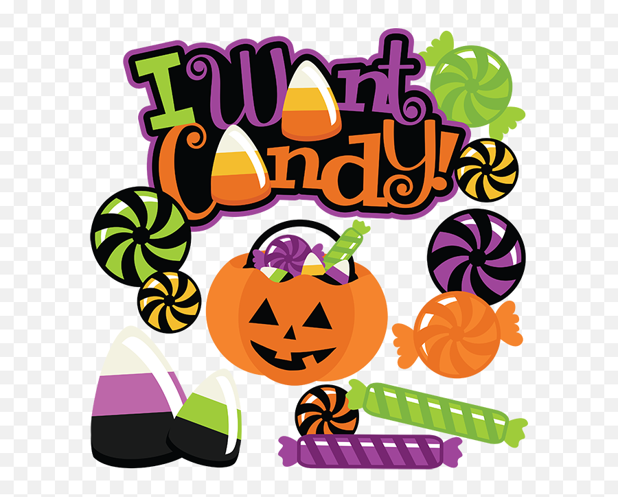 Picture - Clip Art Cute Halloween Candy Emoji,Halloween Candy Clipart