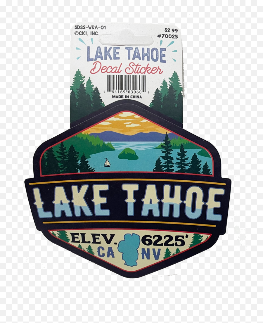 Souvenir Sticker Merit Badge Lake Tahoe - Wholesale Resort Emoji,Cki Logo