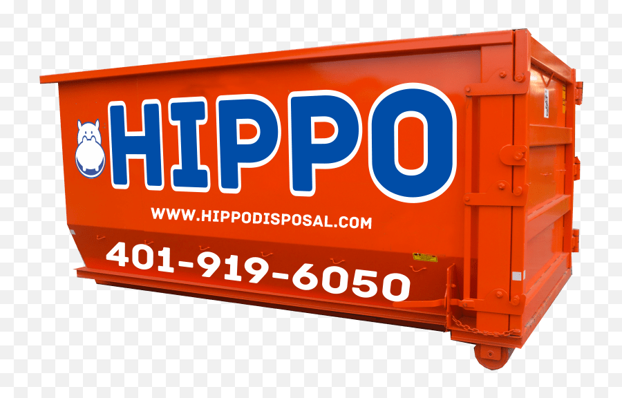 Hippo Roll Off Dumpsters Affordable Dumpster Rental Ri Emoji,Dumpster Transparent