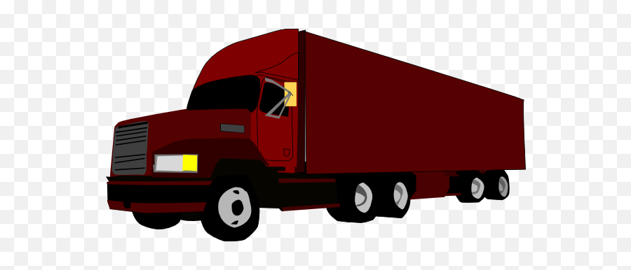Truck Clip Art At Clkercom - Vector Clip Art Online Emoji,Red Truck Png