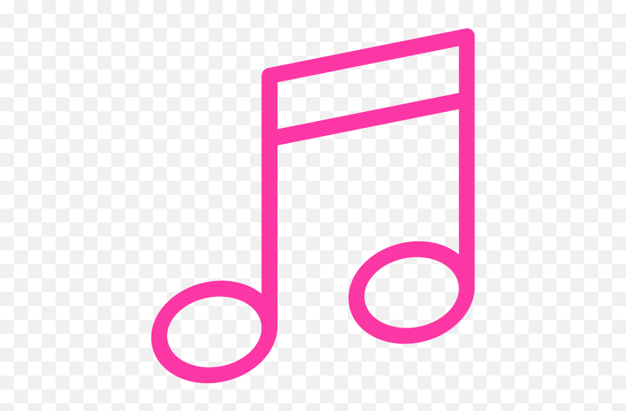 Deep Pink Music Note 2 Icon - Free Deep Pink Music Note Icons Emoji,Music Note Gif Transparent