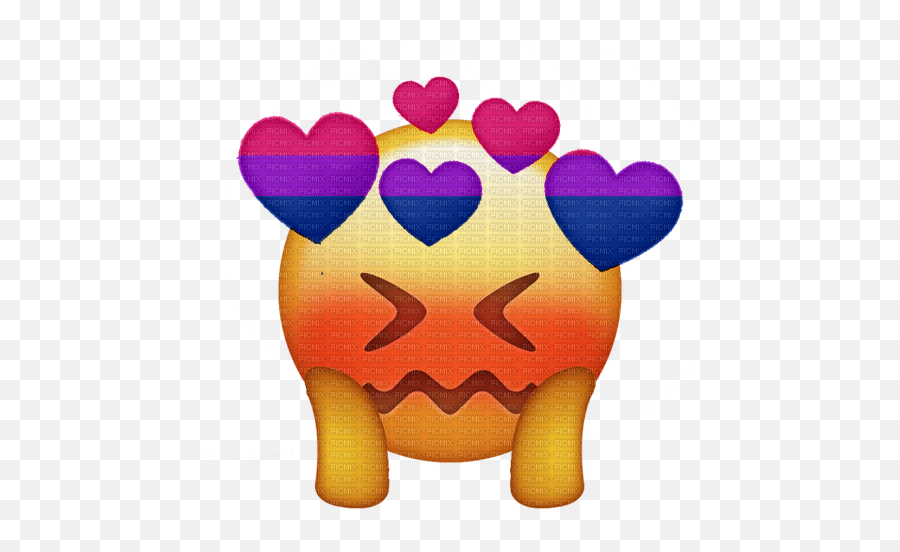 Blushing Bi Emoji Bi Bisexual Lgbt Lgbtq Pride - Picmix,Blushing Emoji Png