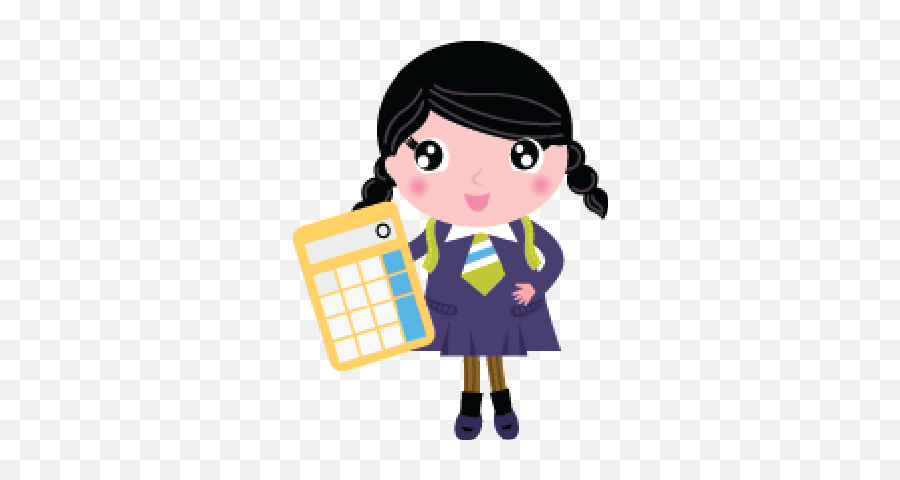 Download Hd Student Girl Cartoon Cute Png - Girl Student Emoji,Cute Girl Clipart