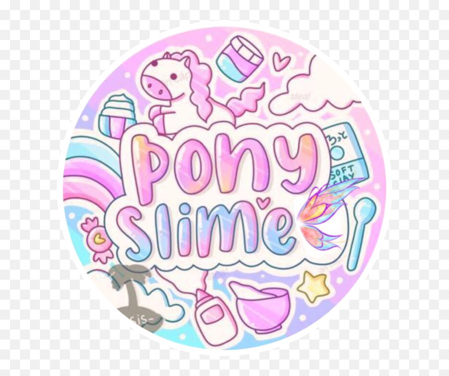 Freetoeditmy Logo Pony Slime - Stiker Slime Pony Emoji,Logo De Instagram