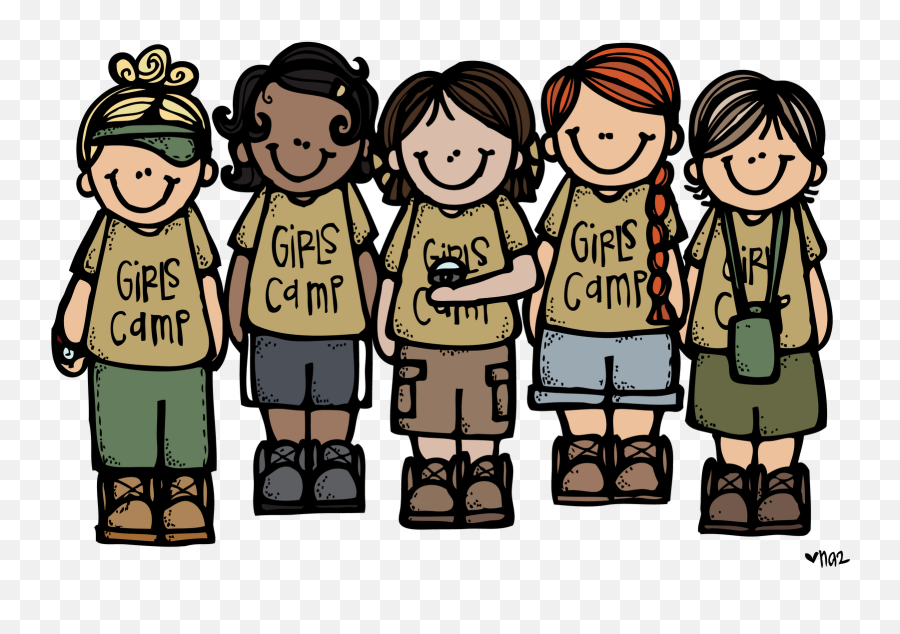 Pin - Girls Camp Clipart Emoji,Camping Clipart
