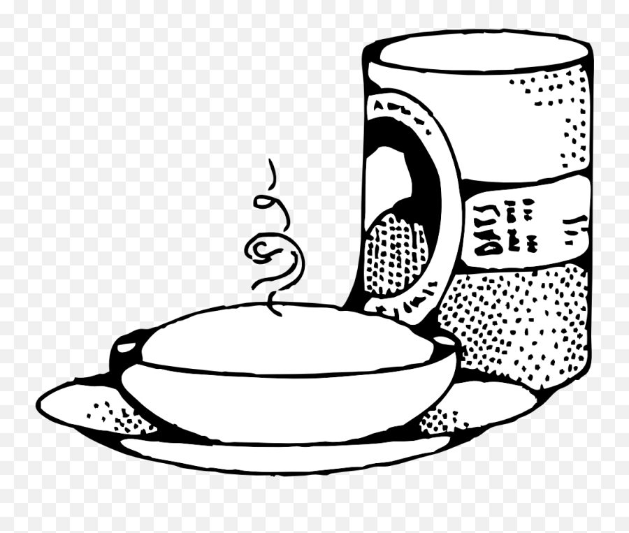 Breakfast Clipart Vectors Black And White Images - Wallpaper Oatmeal Clip Art Emoji,Breakfast Clipart