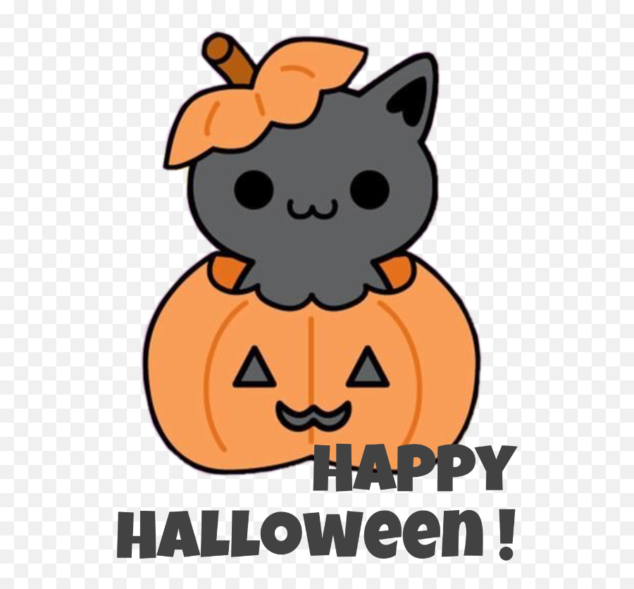 Itu0027s So Cute But It Says Happy Halloween Think - Cute Cute Halloween Clipart Cat Emoji,Happy Halloween Png