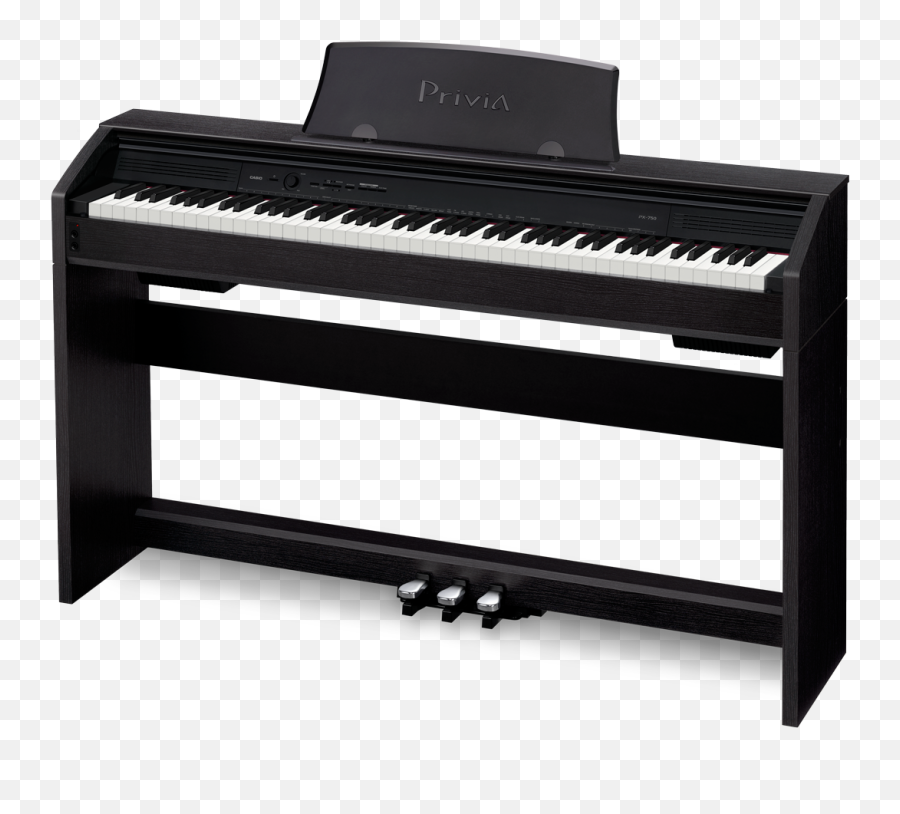 Piano Clipart Png - Piano Casio Px 750 Transparent Cartoon Casio Privia Px 780 Emoji,Piano Clipart