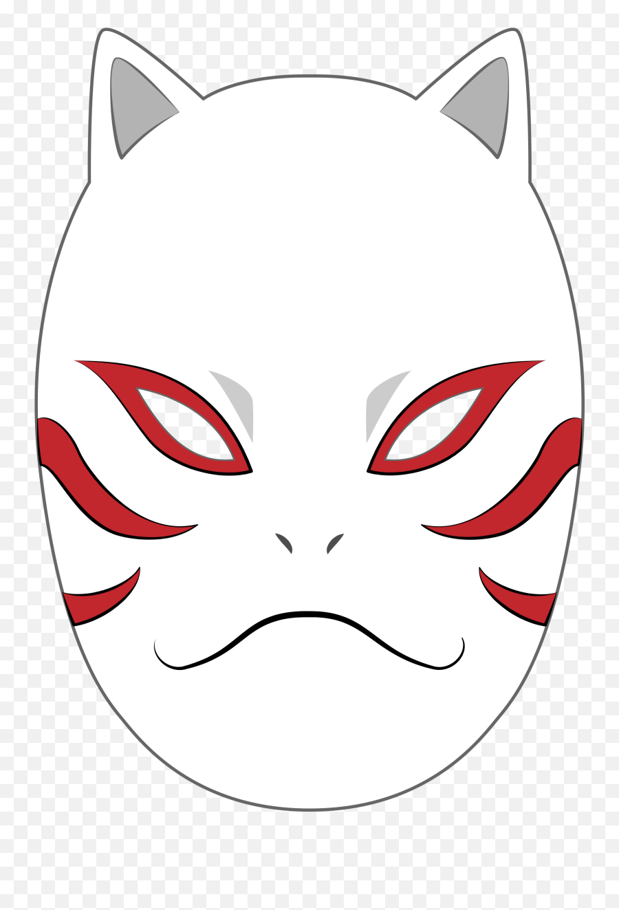 Anbu Mask Clipart Free Download Transparent Png Creazilla - Dot Emoji,Mask Transparent
