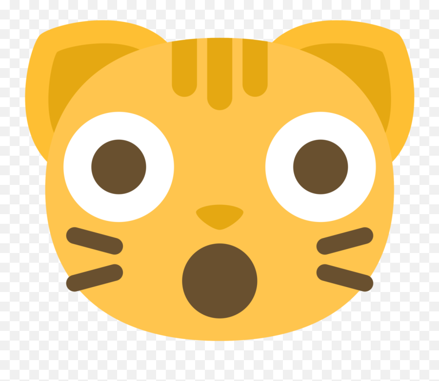 Free Emoji Cat Face Shocked 1199192 Png - Gato Rir Png Emoji Vecteezy,Surprised Emoji Png