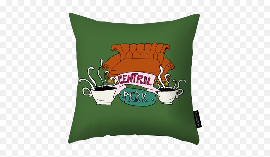 Download Central Perk Printed Pillow - Serveware Emoji,Central Perk Logo