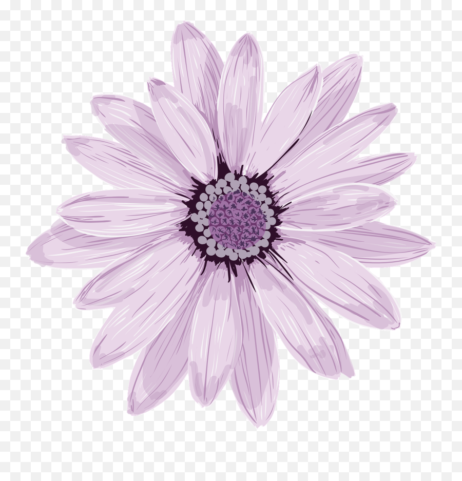 Lilac Flower Png - Aesthetic Purple Flower Stickers Emoji,Purple Flower Transparent
