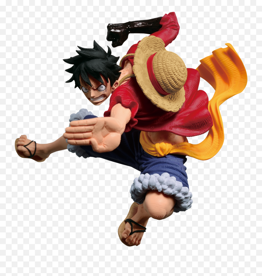Download Luffy - One Piece Luffy Statue Png Image With No One Piece Figure Png Emoji,Luffy Transparent
