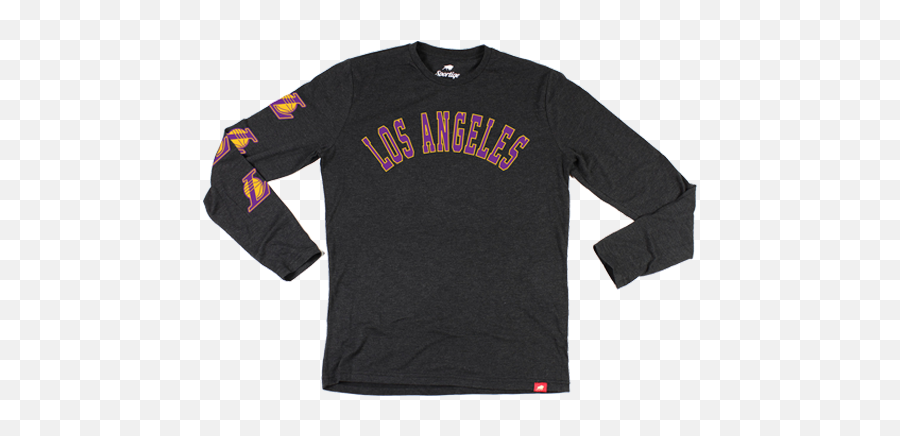 Los Angeles Lakers Comfy La Long Sleeve T - Shirt Logos And Black And White Tracksuits For Men Emoji,T Shirt Logos