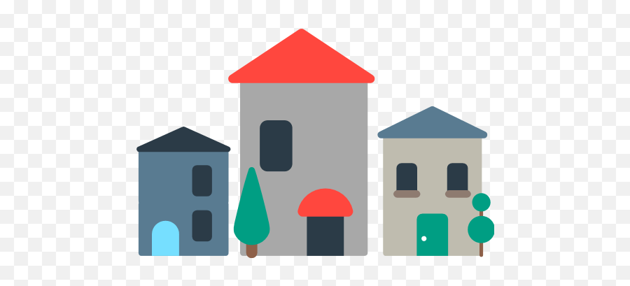 House Buildings - House Emoticons Emoji,House Emoji Png