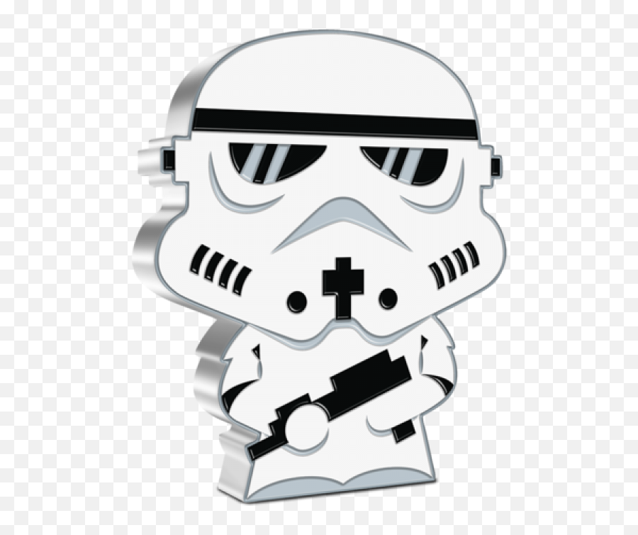 2020 Chibi Coin Collection - Star Wars Stormtrooper Niue Emoji,Stormtrooper Helmet Clipart