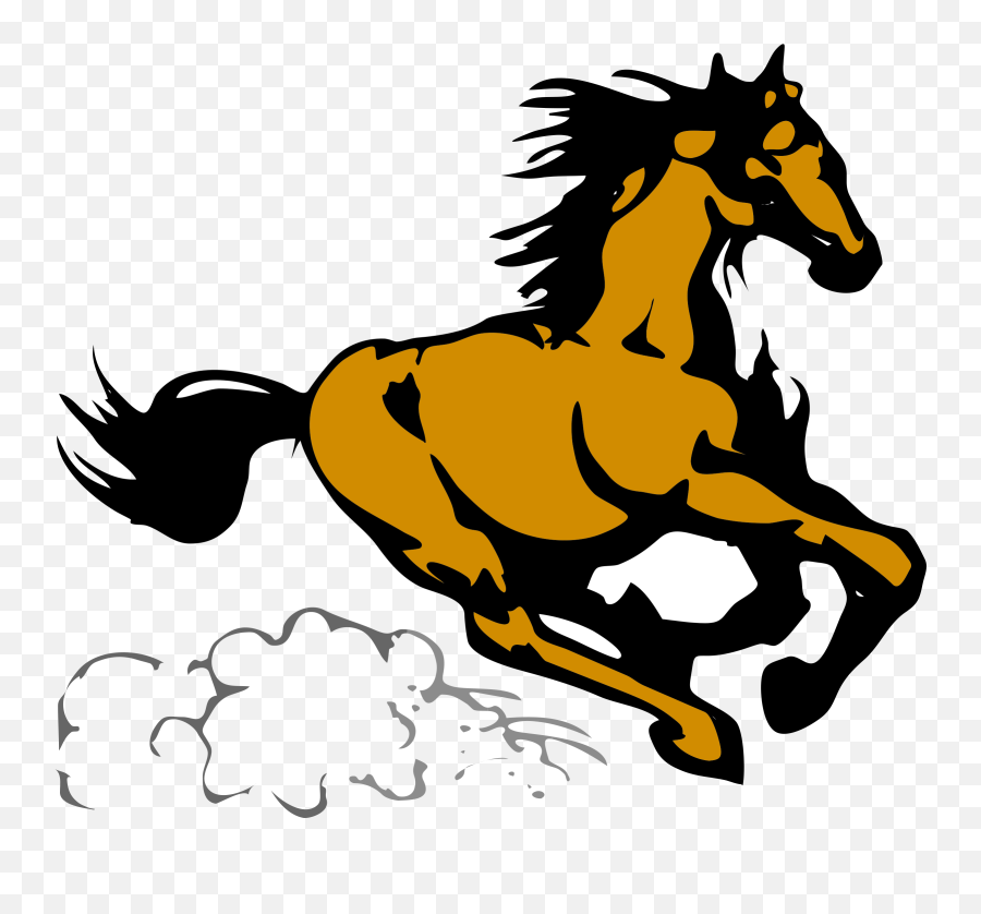 Download Running Horse Clipart - Clipart Of Horse Running Emoji,Run Clipart