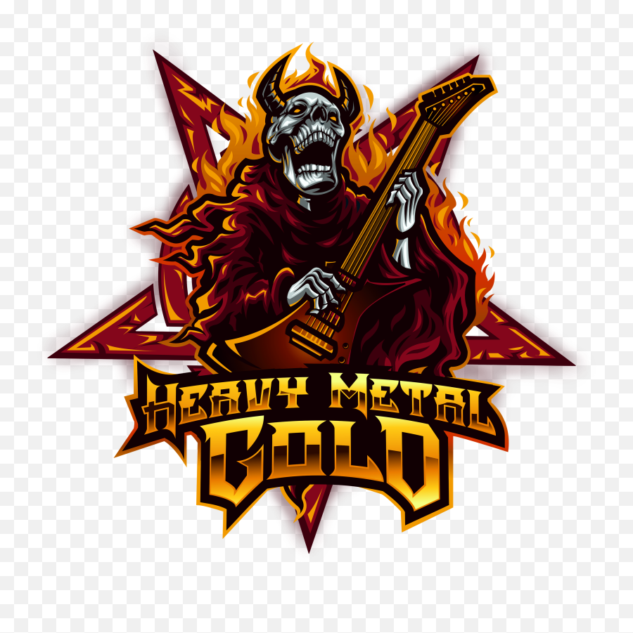 Heavy Metal Gold - Indie Music Bus Emoji,Heavy Metal Logo