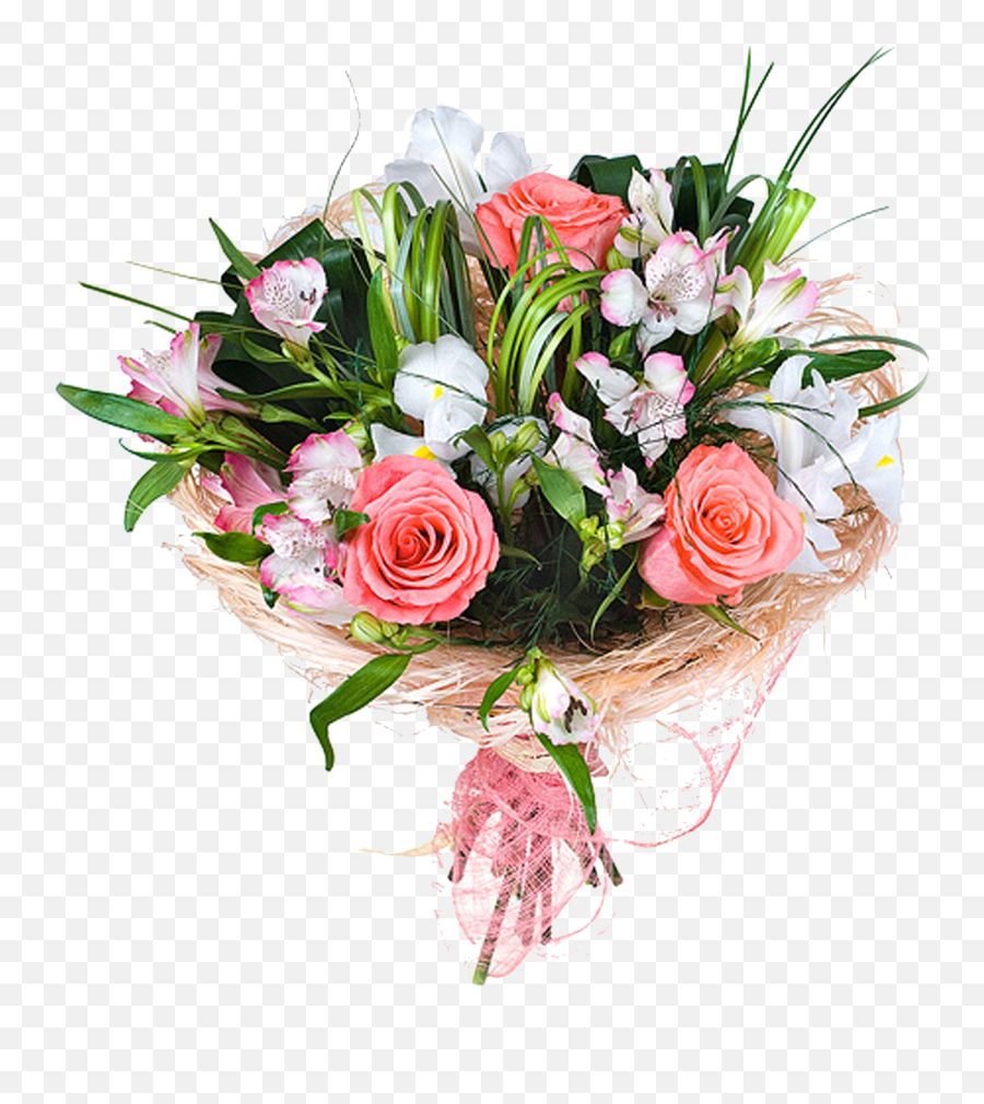 Bouquet Of Flowers Png Images Rose Tulip Flower Wedding Emoji,Wedding Flower Clipart