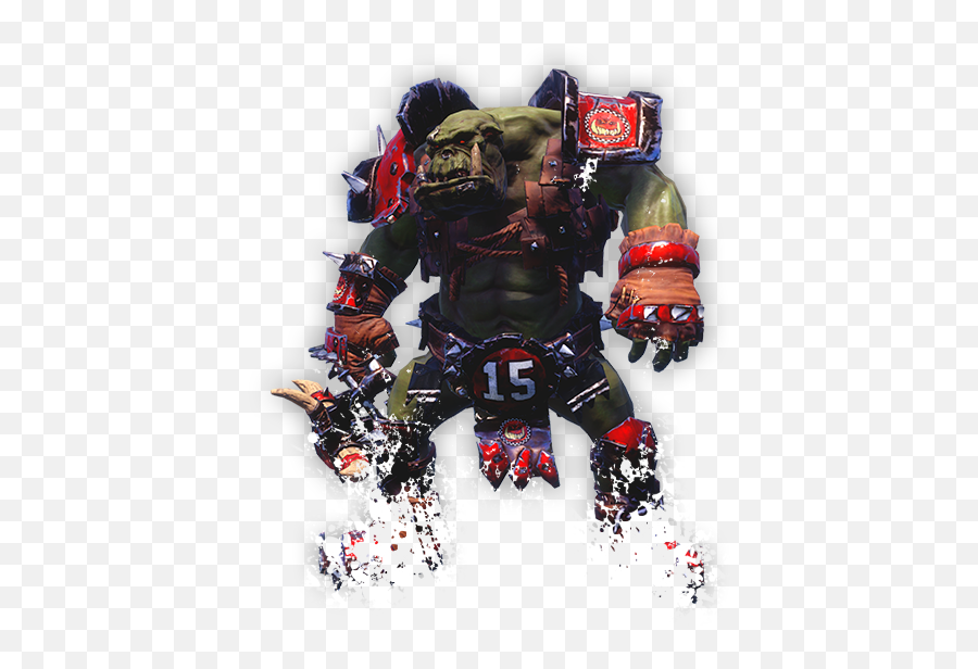 Download Blood Bowl 2 Black Orc Png Image With No Background Emoji,Orc Png