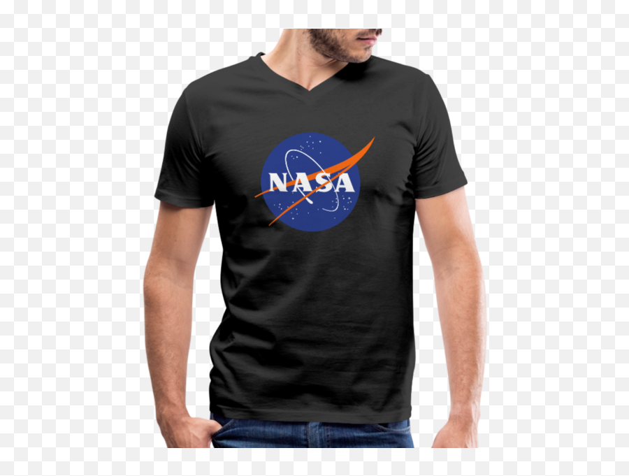 Nasa Logo Menu0027s Premium T - Shirt U2013 Nerd Labs Space Shuttle Atlantis Emoji,Nasa Logo