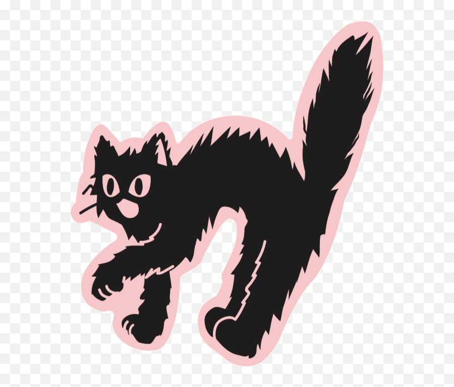 Search Discover Share And Create Animated Gifs Giphy Emoji,Scared Black Cat Clipart