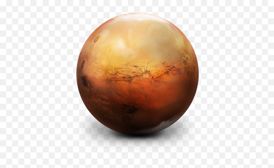 The Red Planet Icon Png Transparent Background Free Emoji,Planets Transparent Background