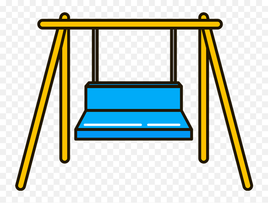 Porch Swing Clipart - Horizontal Bar Emoji,Swing Clipart