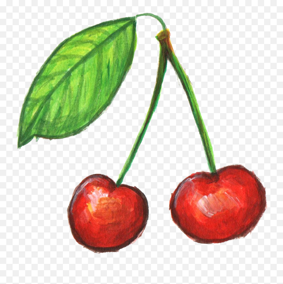Cherry Png Transparent Images - Painted Cherries Emoji,Cherry Png