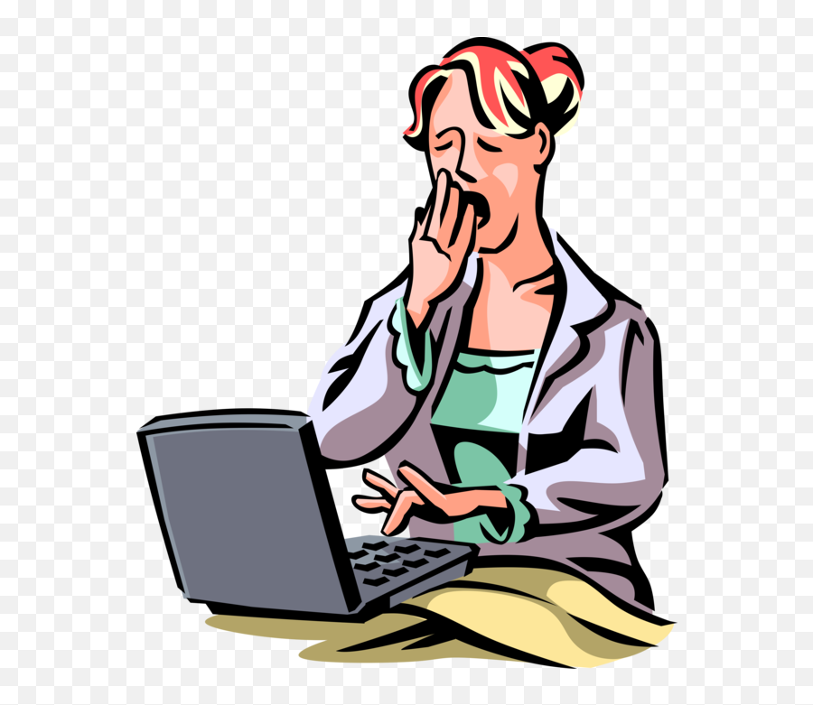 Vector Illustration Of Exhausted Tired - Tired Office Worker Png Emoji,Working Clipart