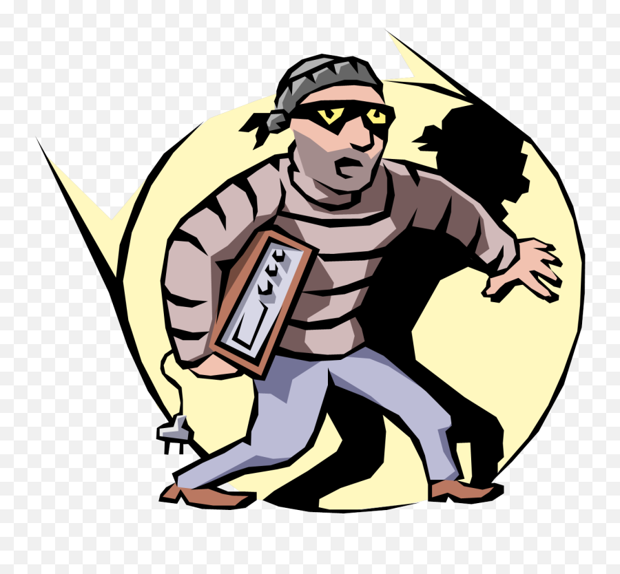 Thief Royalty Free Vector Clip Art - Thief Clipart Emoji,Thief Clipart