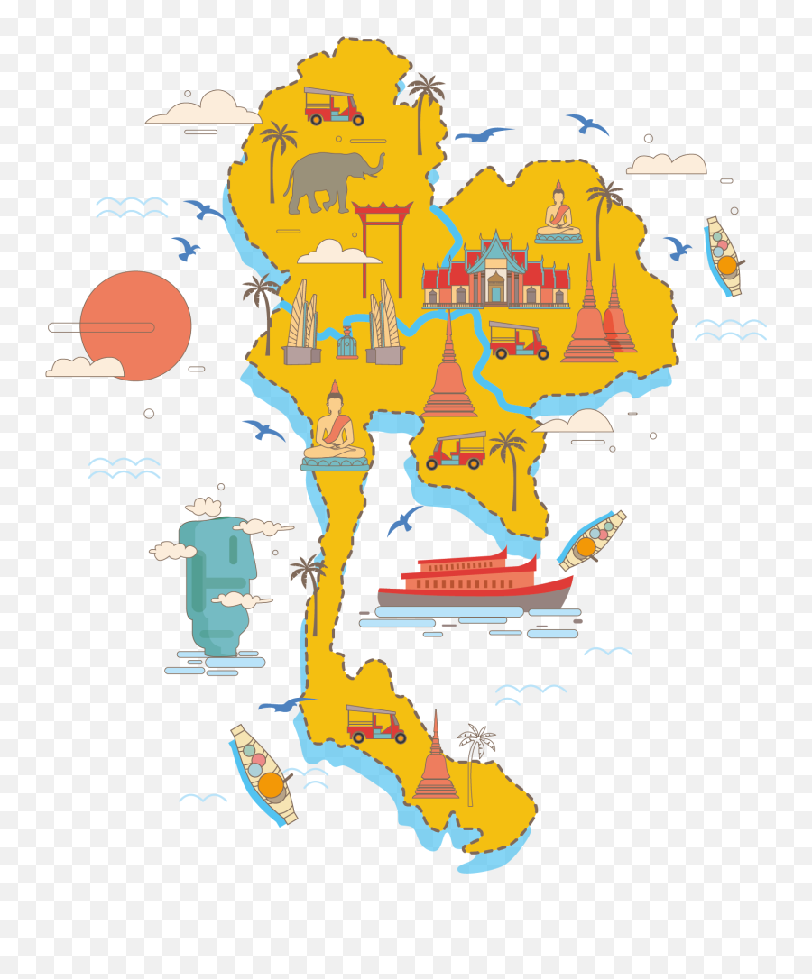Map Free Clipart Hq Hq Png Image - Transparent Thailand Map Vector Emoji,Map Clipart