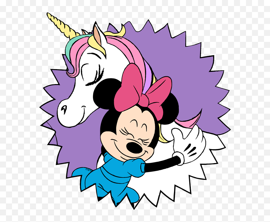 Minnie Mouse Clip Art Disney Clip Art Galore - Minnie Mouse Hugging Unicorn Emoji,Unicorn Clipart