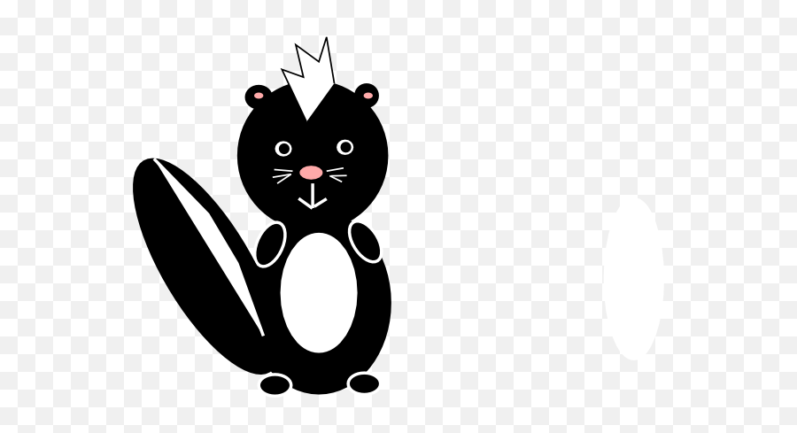 Skunk Final Clip Art At Clkercom - Vector Clip Art Online Dot Emoji,Skunks Clipart