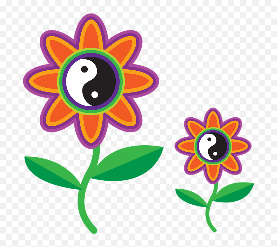 Clipart Retro Flower - Clipart Purple Flowers On Stem Emoji,Retro Clipart