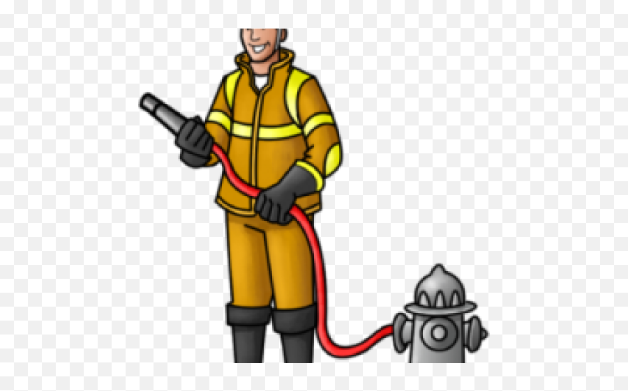 Fireman Transparent Clipart - Transparent Fire Fighter Clipart Emoji,Firefighter Clipart