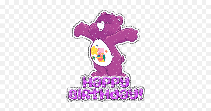 Care Bear Birthday Care Bears Cousins - Care Bear Birthday Gif Emoji,Care Bear Clipart