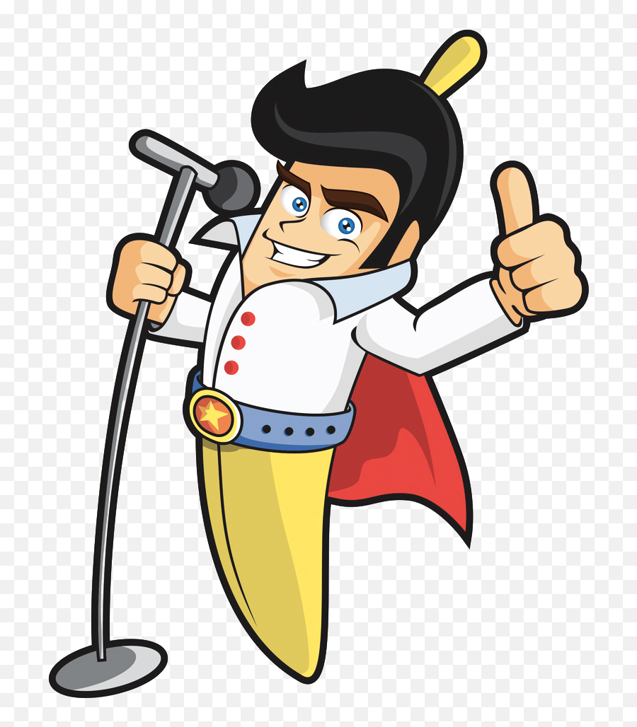 Banana Elvis - Fictional Character Emoji,Elvis Clipart