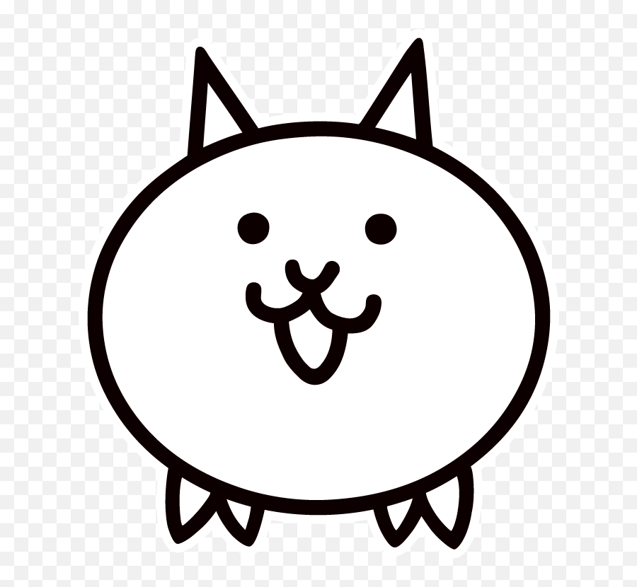 The World Of Battle Cats Ponos - Battle Cats Cat Emoji,Cat Lineart Transparent