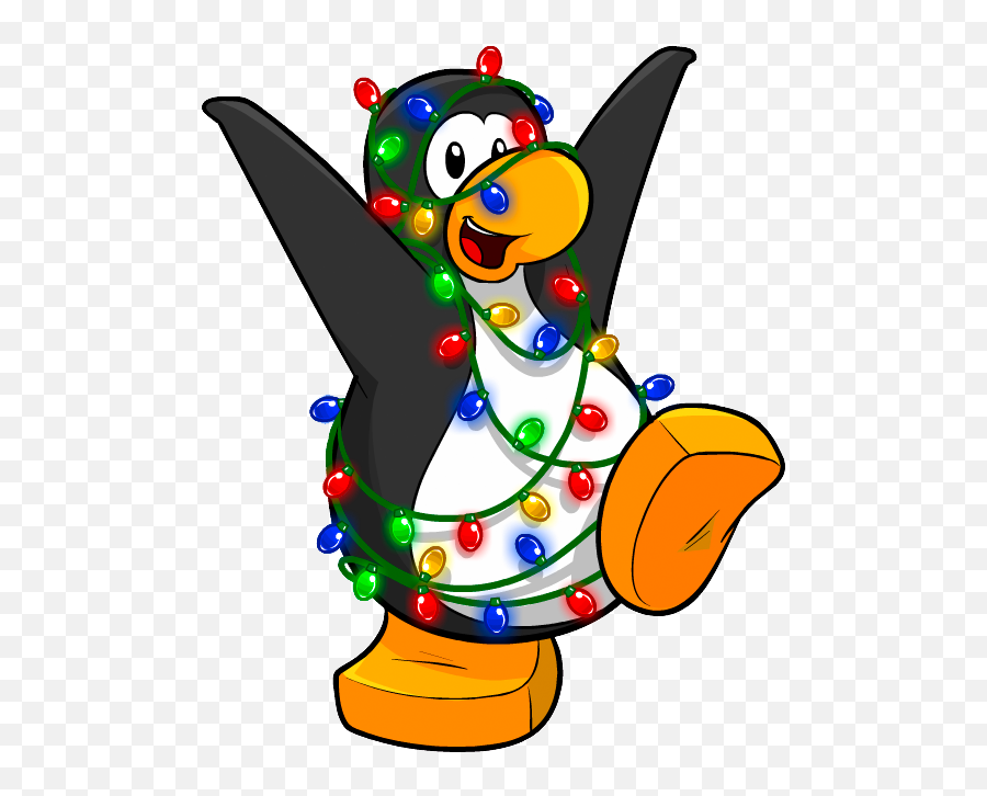 Christmas Penguin Png - Christmas Club Penguin Png Clipart Emoji,Christmas Penguin Clipart