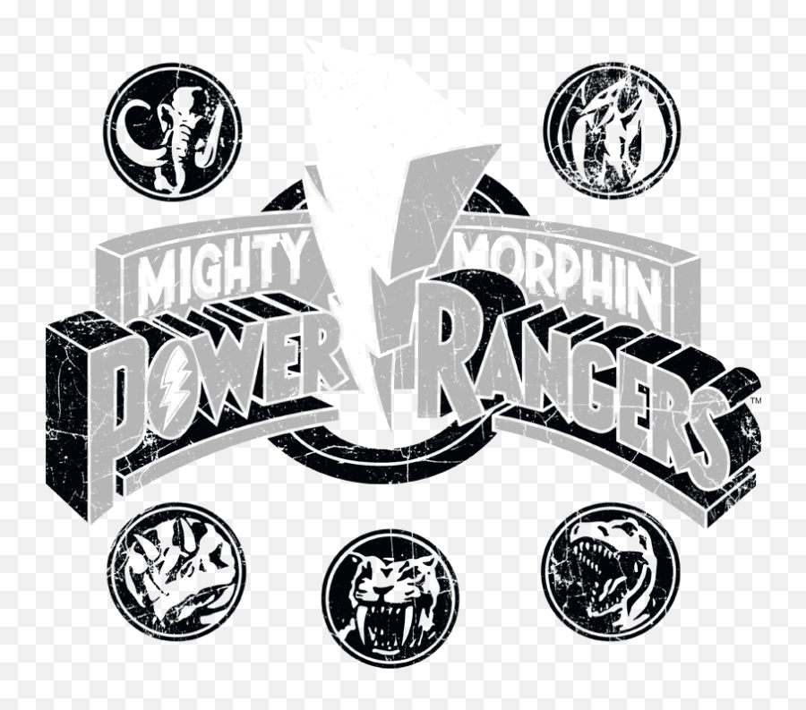 Power Rangers Yellow Ranger Emblem Menu0027s All Over Print T - Automotive Decal Emoji,Power Rangers Logo