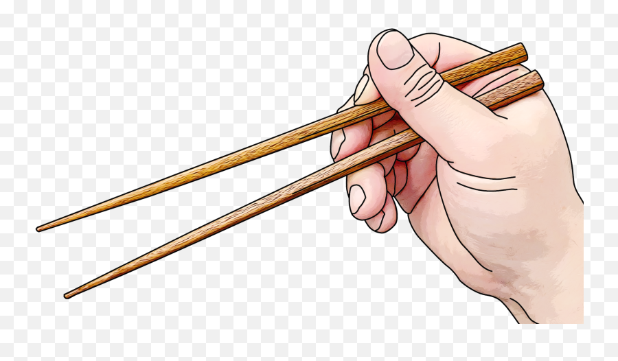Filemarcosticks - Idling Thumb Gripusing Chopstickspng Emoji,Chopstick Png