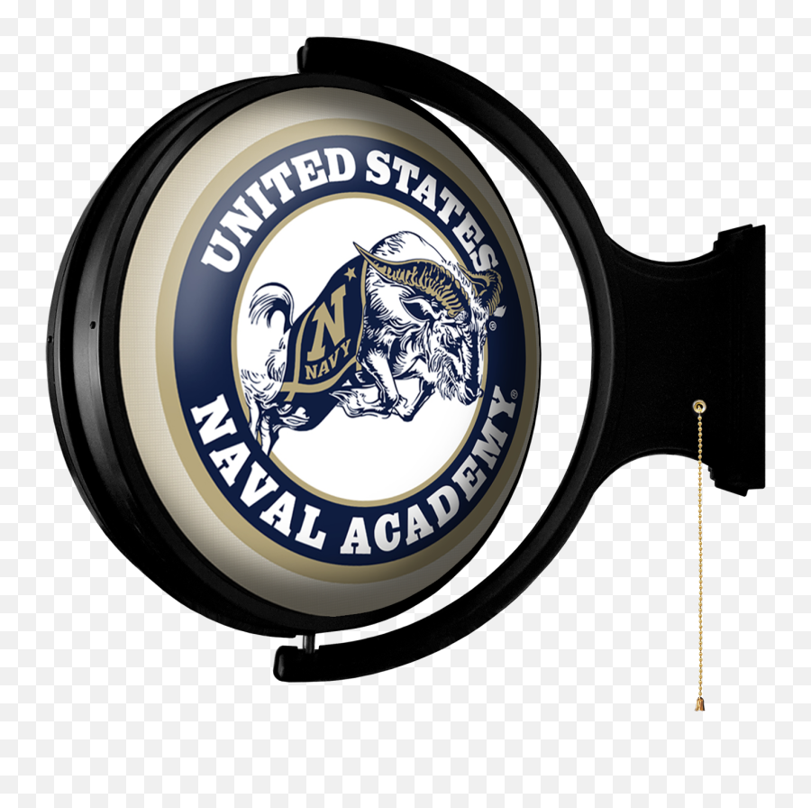 Navy Midshipmen Bill The Goat - Original Round Rotating Emoji,Navy Midshipmen Logo