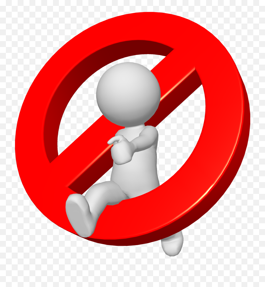 Man - Proibido Png Emoji,Stop Clipart